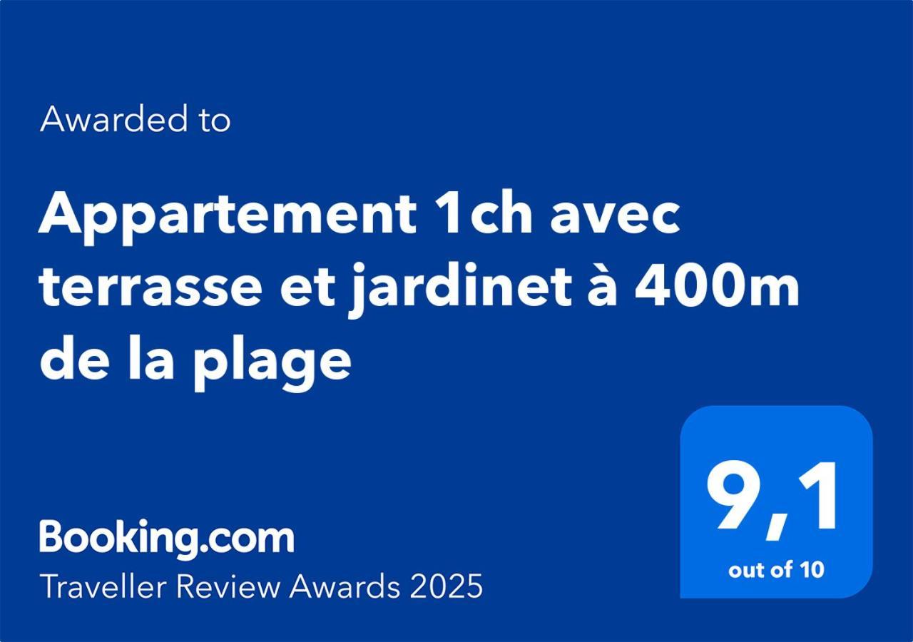 Appartement 1Ch Avec Terrasse Et Jardinet A 400M De La Plage كافالير سور مير المظهر الخارجي الصورة